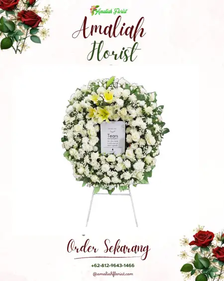 Krans Bunga Duka Delod Peken